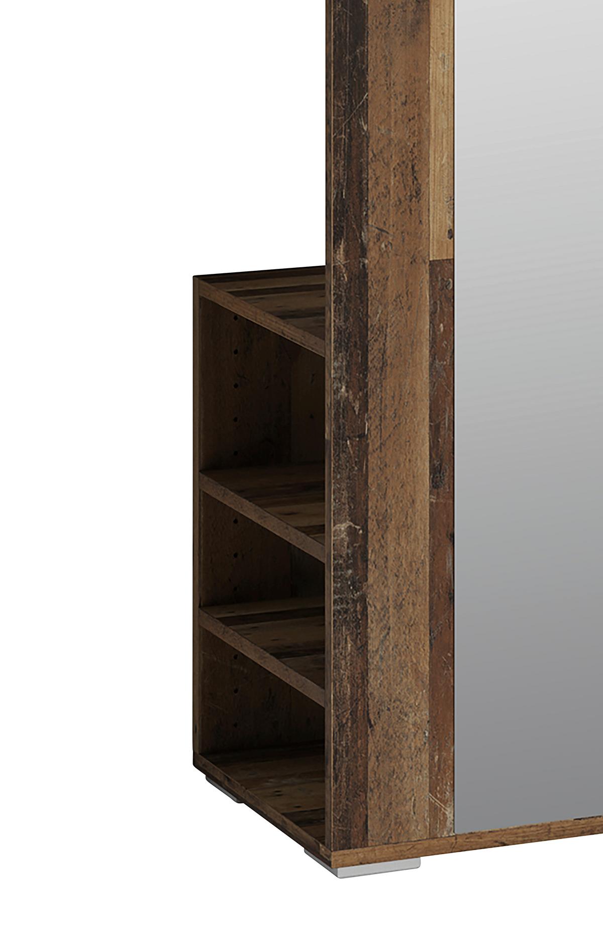 Garderobe Ben Alteiche/ Anthrazit B: 40 cm - Alteiche/Anthrazit, Design, Holzwerkstoff (40/184/35cm) - MID.YOU