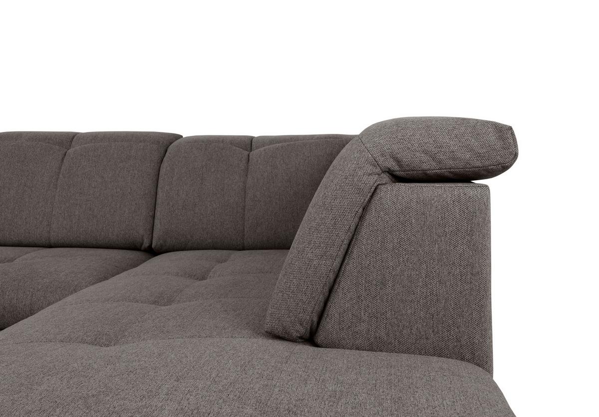 Wohnlandschaft Ramzes Grau U: 173x328x215 cm - Grau, Design, Textil (173/328/215cm) - MID.YOU