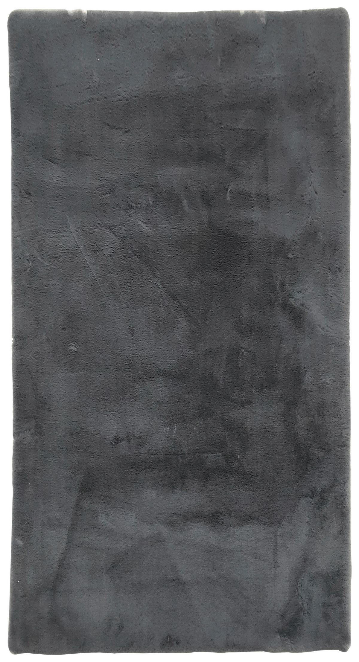 UMELÁ KOŽUŠINA Caroline 1, 80/150cm, antracit - antracitová, textil (80/150cm) - Mömax