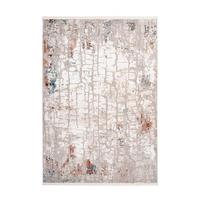 Webteppich Grau/Rosa 120x180 cm - Rosa/Grau, Design, Textil (120/180cm) - Kayoom