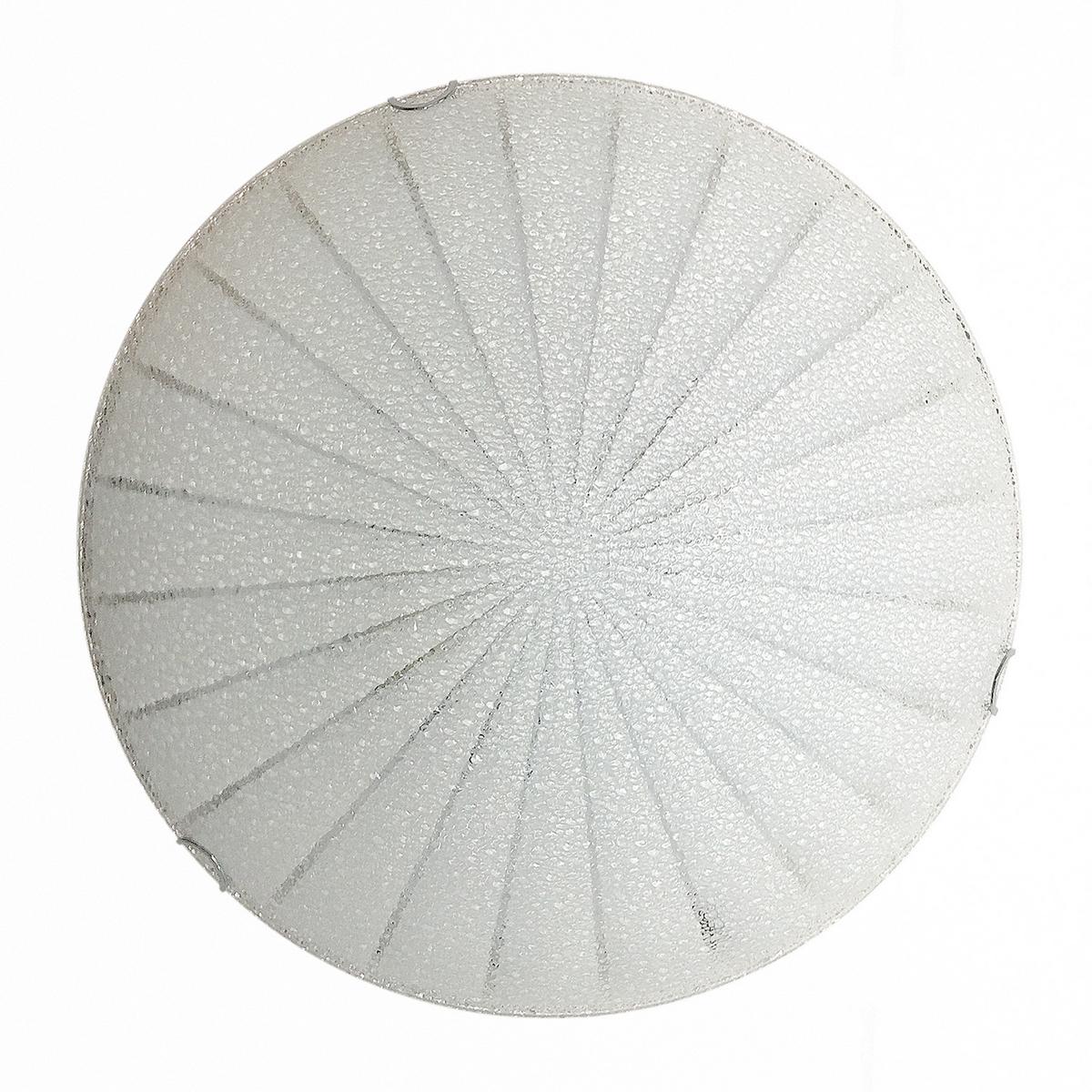 Deckenleuchte Klar L: 40 Cm 22w - Klar, Basics, Glas (40/40/10cm)