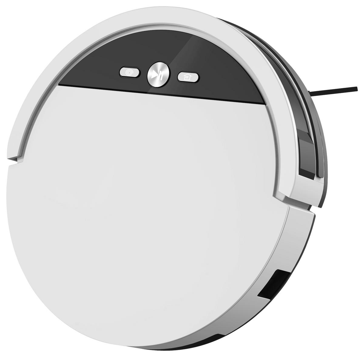 Saugroboter inkl. Seitenbürsten 20 W - Weiß, MODERN, Kunststoff/Metall (30/7,5cm)