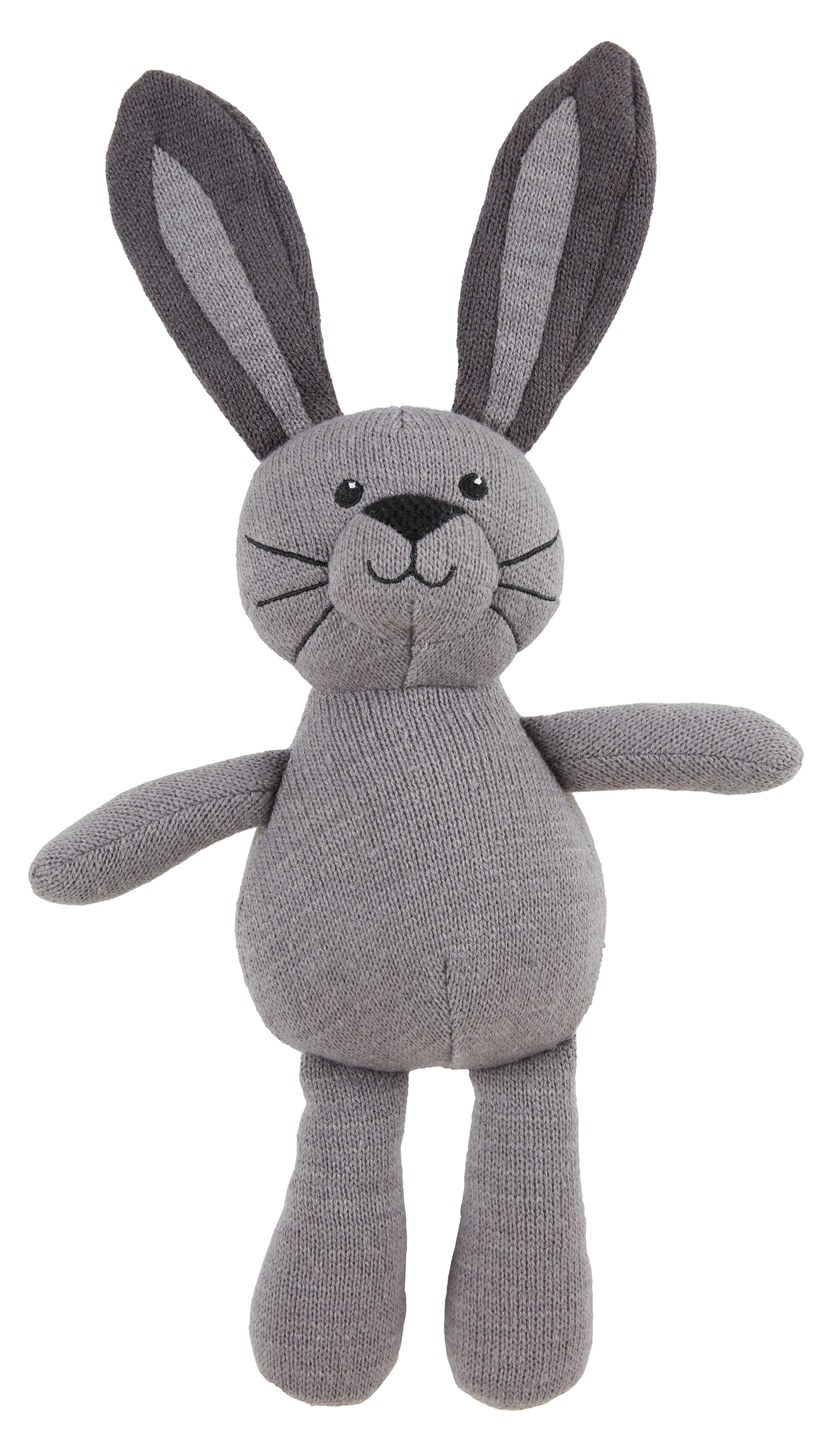 PLYŠÁK Sally, v: 44cm, šedá - šedá, Konvenční, textil (44cm) - Modern Living