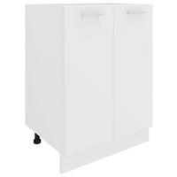 Küchenunterschrank Esilo B: 60 cm Weiß - Weiß, KONVENTIONELL, Holzwerkstoff (60/82/46cm) - MID.YOU