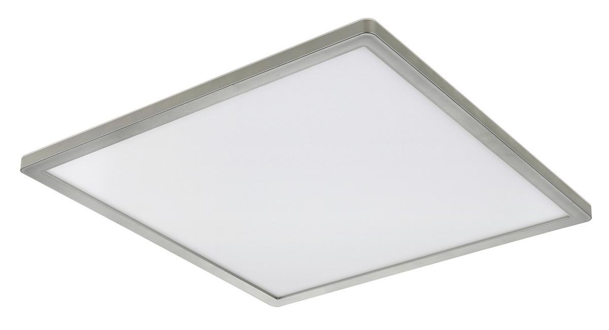 Led Mennyezeti Lámpa 41563-24n - opál/nikkelszínű, Konventionell, műanyag (42/42/25cm) - Globo