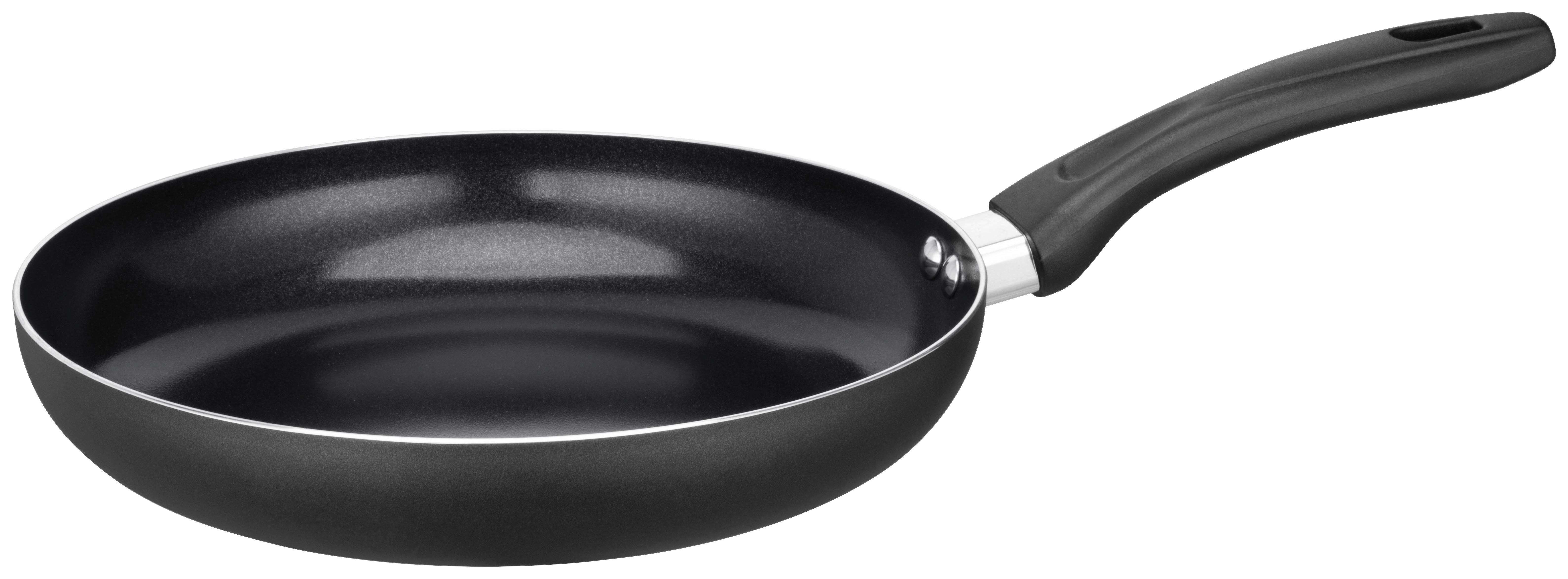 Bratpfanne Richard DxH: 26x5 cm Antihaftbeschichtet - Schwarz, Design, Metall (26cm) - Luca Bessoni