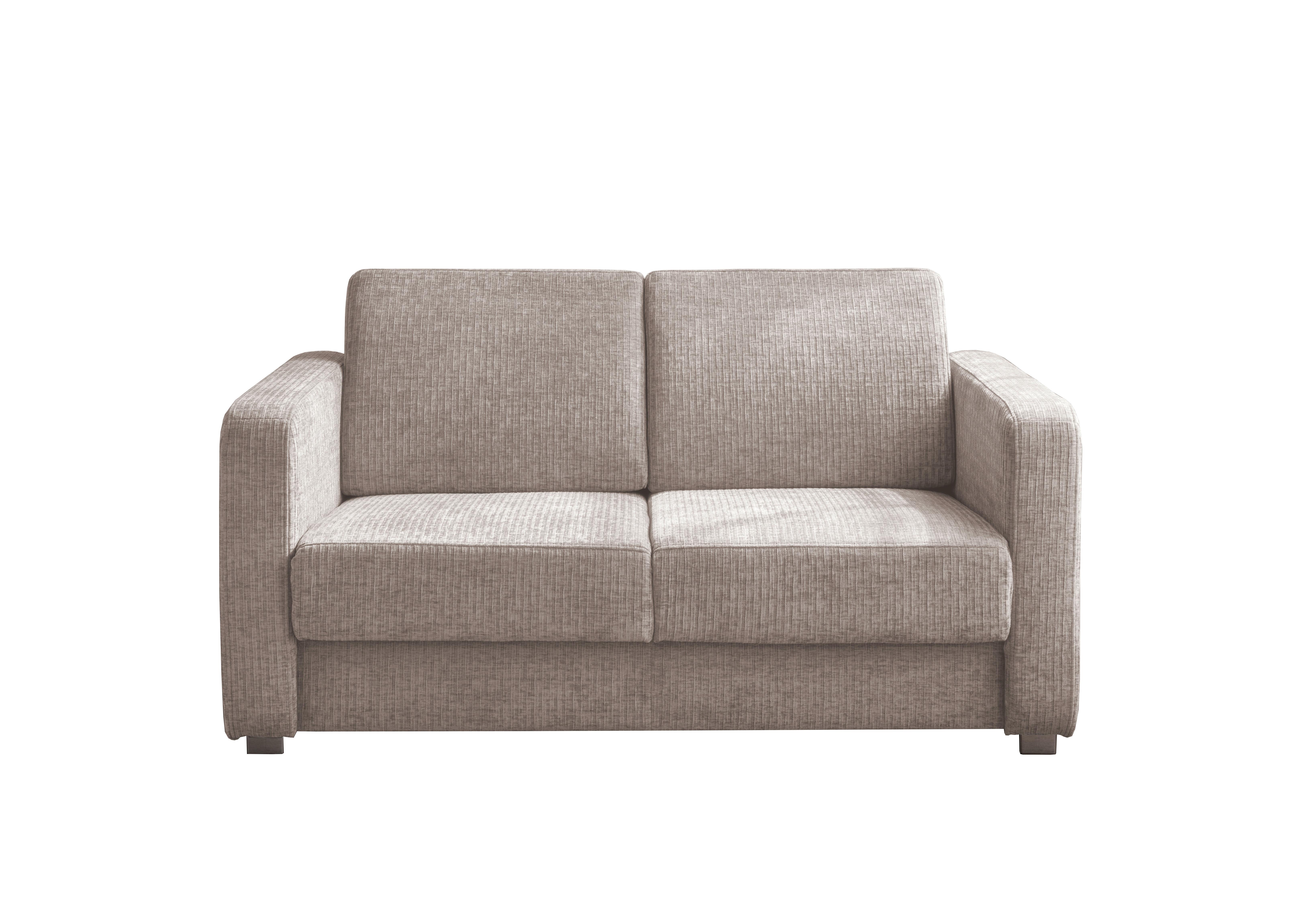 Schlafsofa Mia Mikrofaser Beige, B: 159 cm - Chromfarben/Beige, Basics, Textil (159/88/87cm) - Livetastic