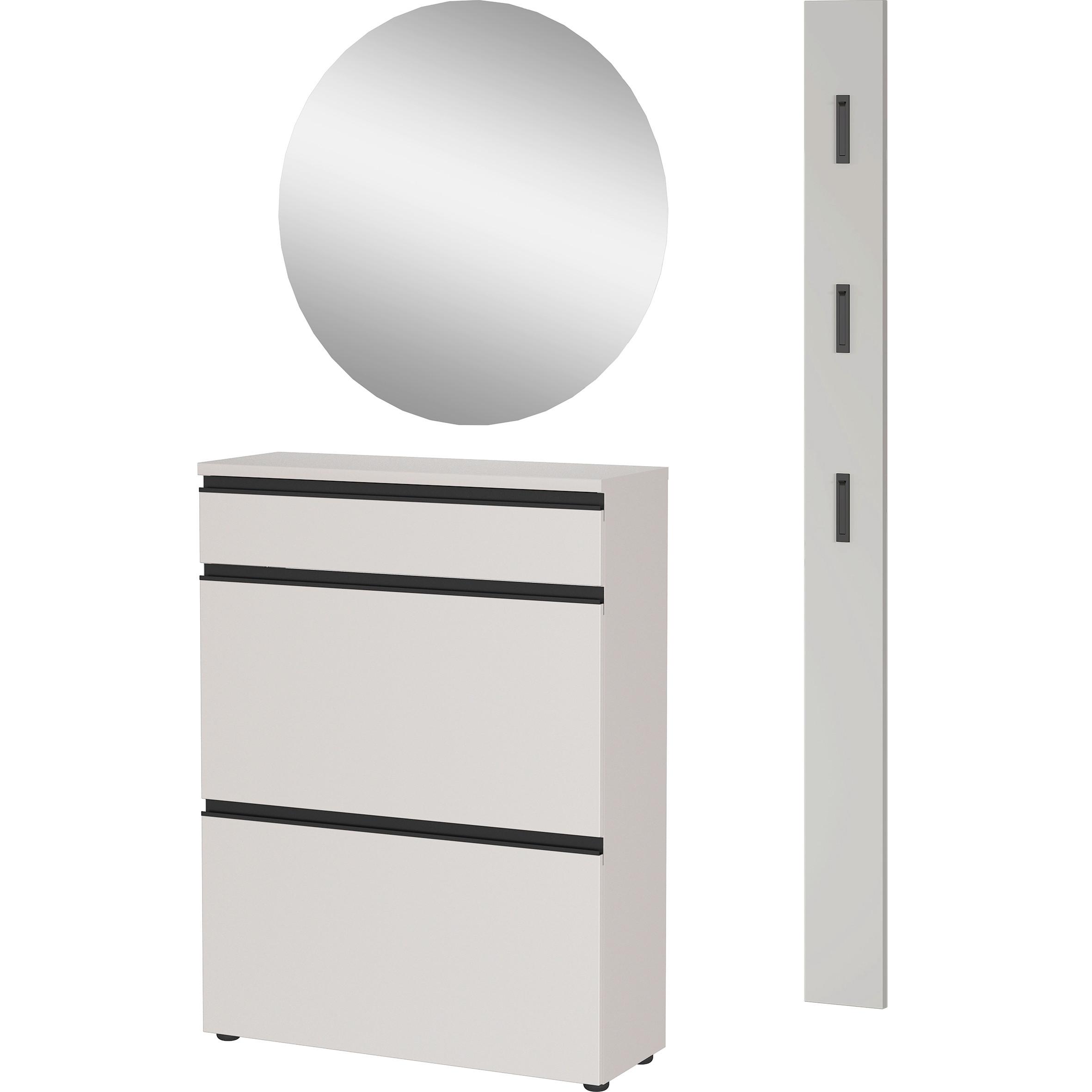 Garderobe Gw-baldone 3-teilig Beige B: 100 Cm