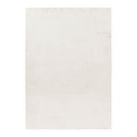 Hochflorteppich, Creme, F:4mm Pouffy - Creme, Basics, Textil (120/170cm)
