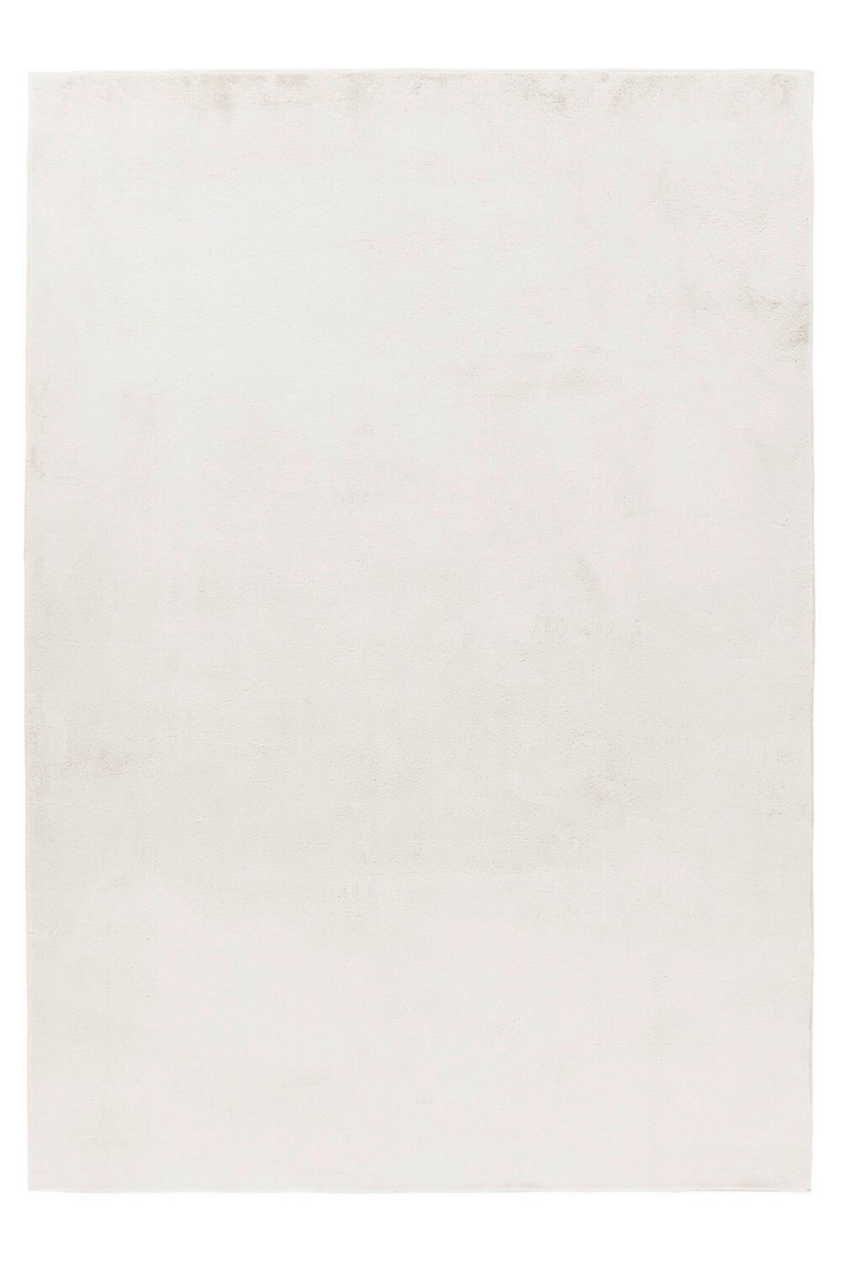 Hochflorteppich, Creme, F:4mm Pouffy - Creme, Basics, Textil (120/170cm)