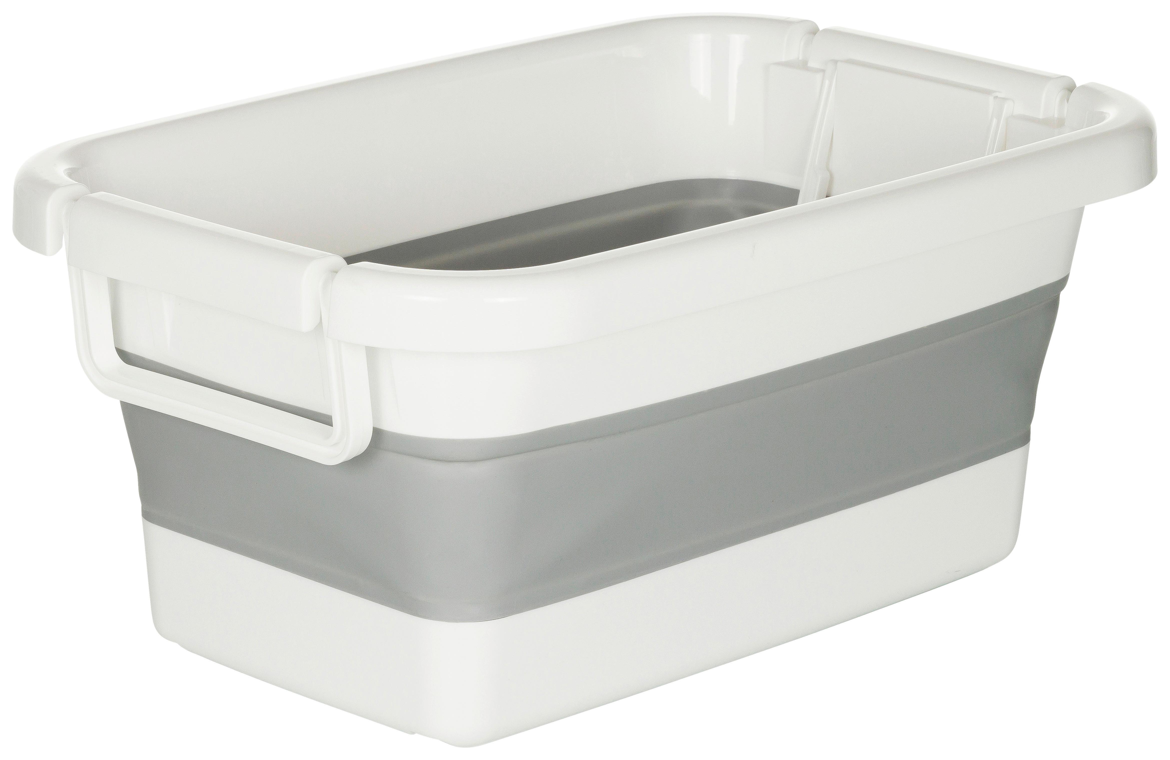 UNIVERSALKORB CLEAN SILW - Weiß/Grau, Basics, Kunststoff (60/67/42cm) - MID.YOU