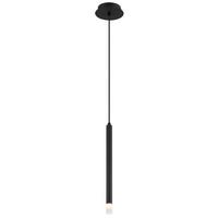 Hängeleuchte 15629-1 - Klar/Schwarz, Basics, Kunststoff/Textil (12/120cm) - Globo