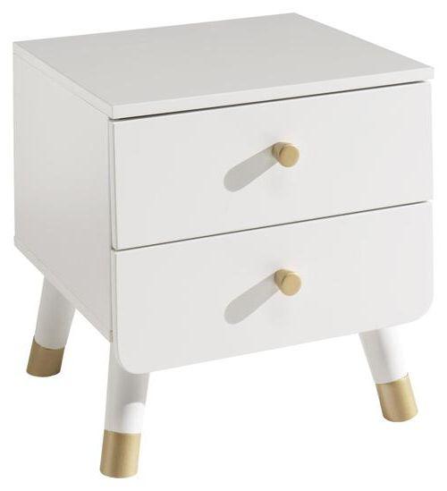 Kindernachtkästchen Weiß H: 45,2 Cm Billy