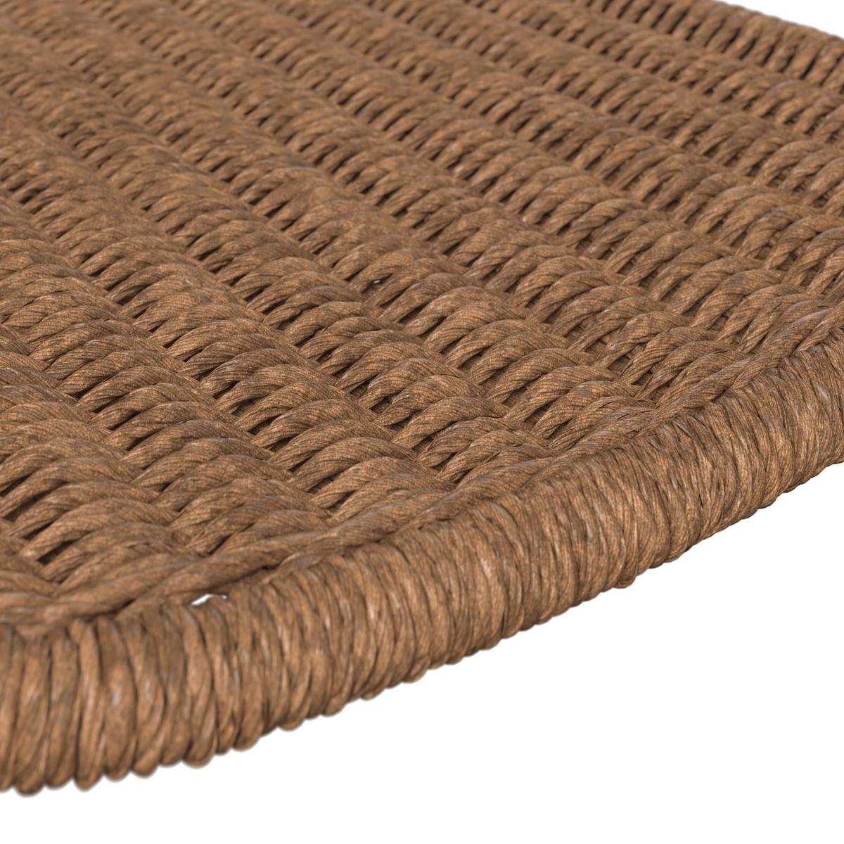 Gartensessel Clara - Gelb/Braun, MODERN, Kunststoff/Metall (58/63/90cm) - Beldano