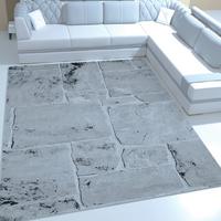 Webteppich Grau Naturfaser Tibet 80x300 cm - Grau, MODERN, Textil (80/300cm)