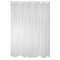 Duschvorhang in Weiß Textil/Mischgewebe - Weiß, Basics, Textil (180/200cm) - MSV