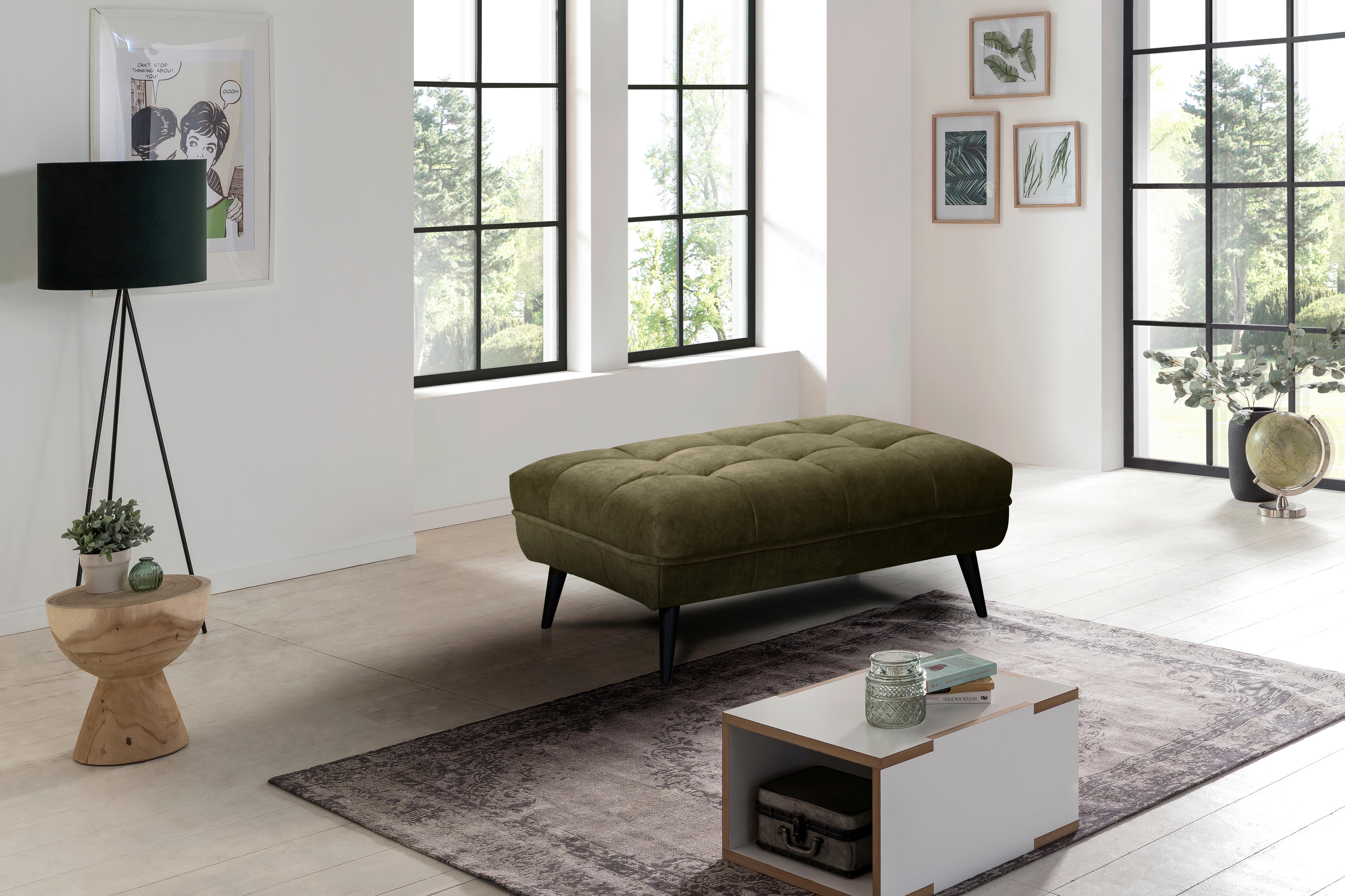 Taburetka Ariana - Moderný, textil (109/45/69cm)