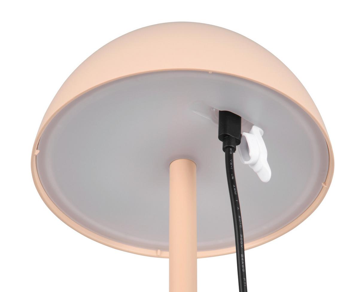 Akku-tischleuchte R54106166 Ricardo - Sandfarben, Trend, Kunststoff (13,5/30cm)