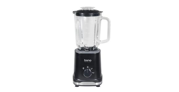 Standmixer Josi - Schwarz, Basics, Glas/Kunststoff (18,5/17,5/37,7cm) - Bono