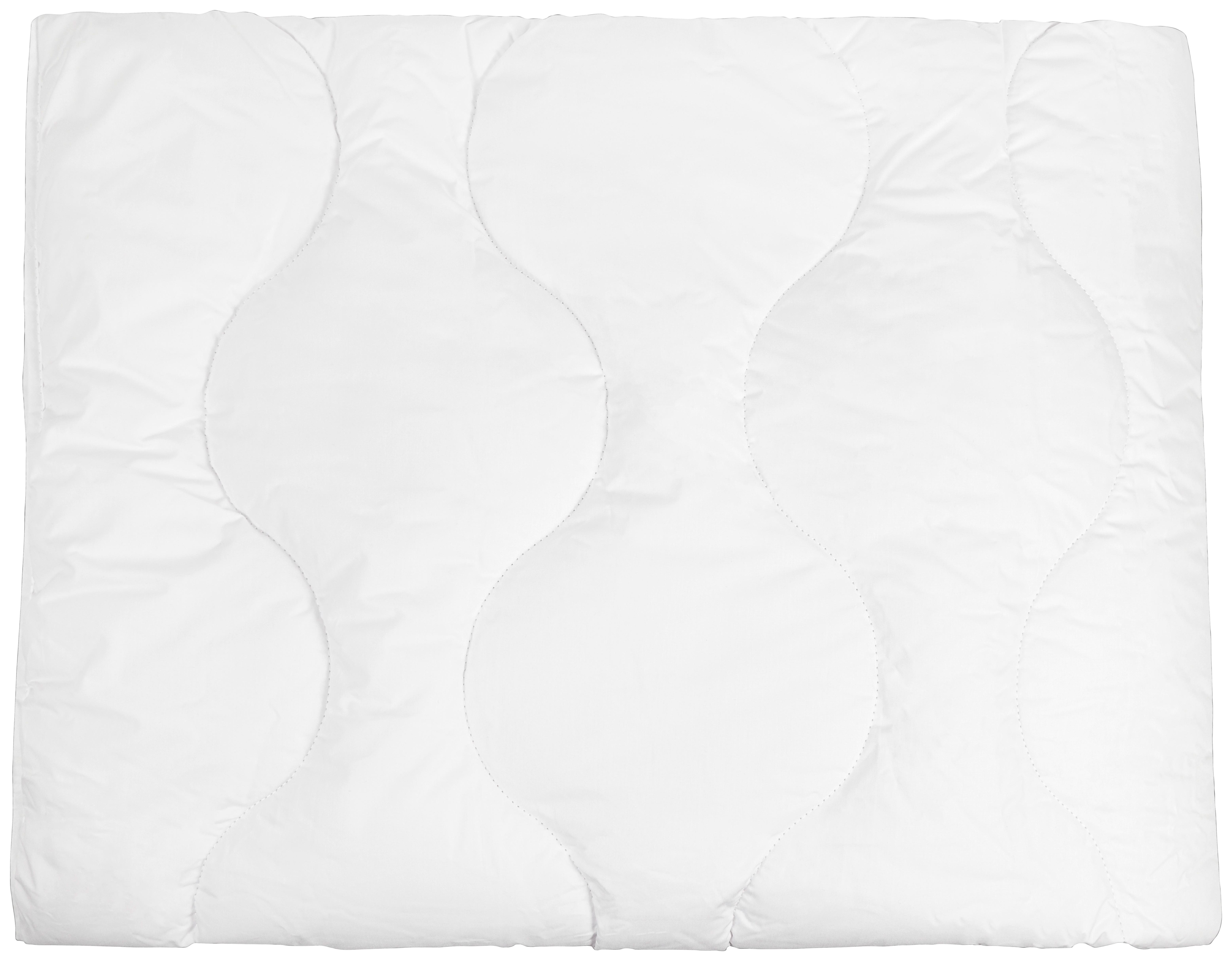 Vierjahreszeitendecke Lux 4 Seasons, 155x220 Cm - Weiß, LIFESTYLE, Textil (155/220cm)