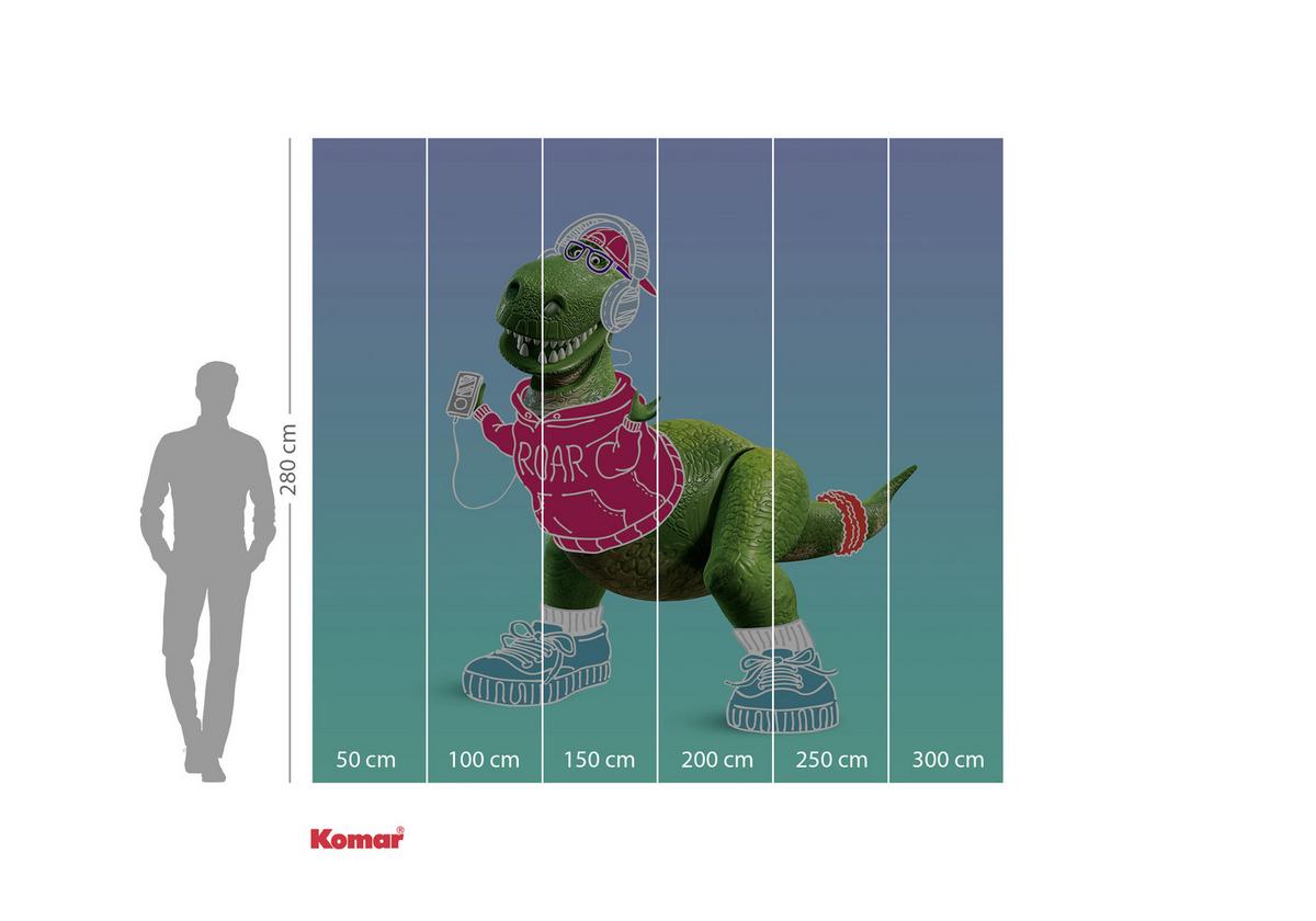 Fototapete Toy Story Roar - Multicolor, Trend, Papier (300/280cm)