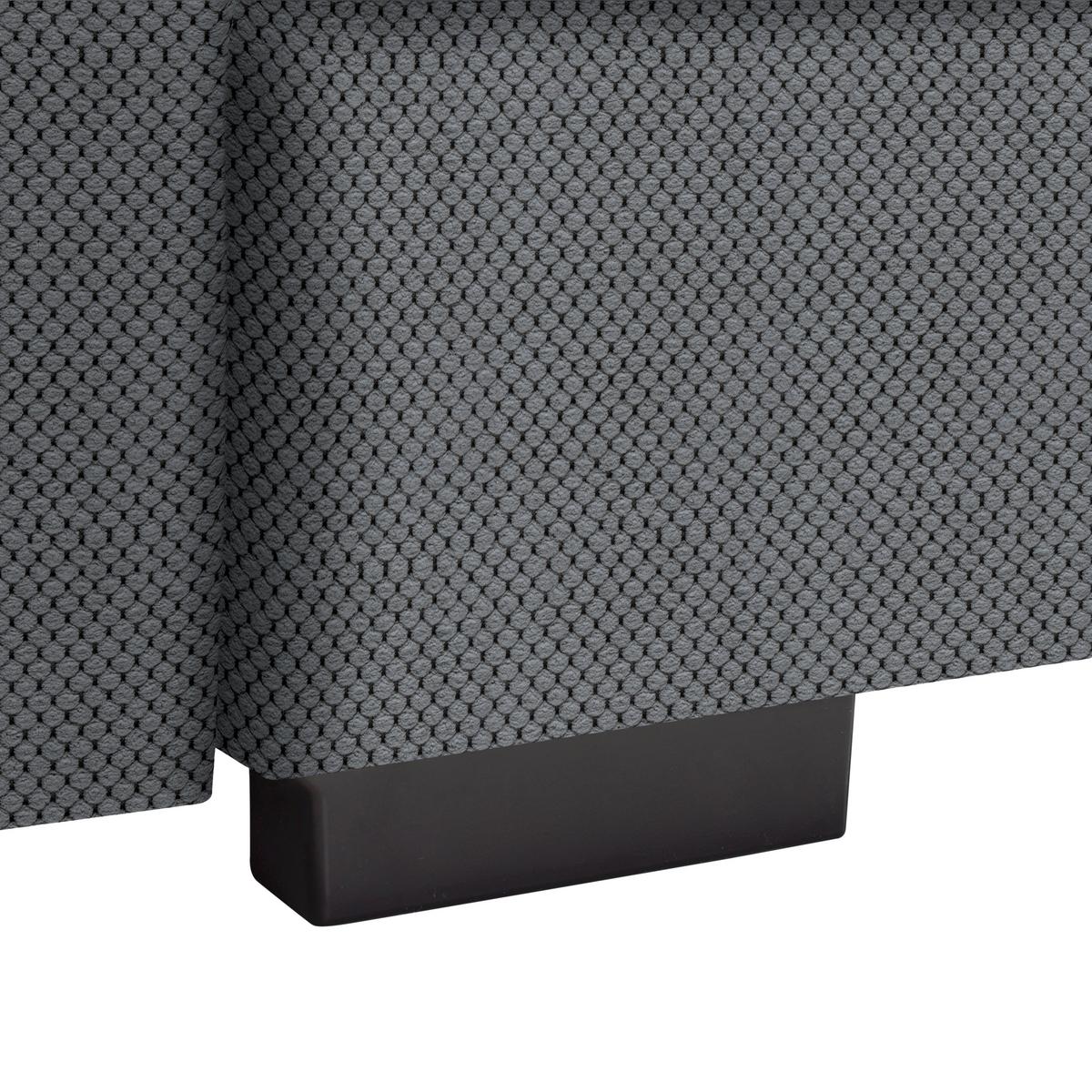 Mega pohovka PEDRO 1200, tmavě šedá - tmavě šedá, Moderní, kov/dřevo (261/83/124cm) - Mömax