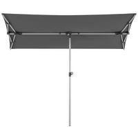 Ampelschirm Novara BxHxT: 190x188x140 cm Anthrazit - Anthrazit, Basics, Textil/Metall (190/188/140cm) - Schneider