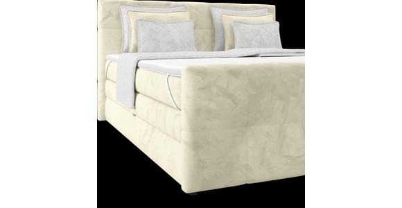 Boxspringbett mit Topper und Bettkasten 180x200 cm Medino - Champagner, KONVENTIONELL, Holz/Holzwerkstoff (180/200cm) - Luca Bessoni