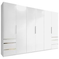 Drehtrürenschrank Level 36 A Weiß Dekor, B: 300cm - Weiß, MODERN, Holzwerkstoff (300/236/58cm) - MID.YOU