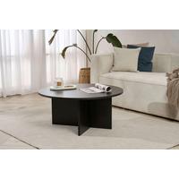 Couchtisch Soleil Schwarz L: 90cm - Schwarz, Design, Holzwerkstoff (90/90/40cm) - MID.YOU