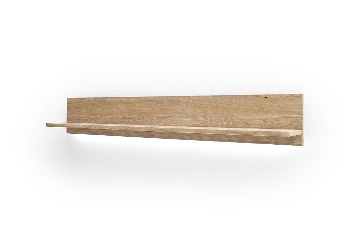 Wohnkombination teilmassiv 4--teilig. Portland Eichefarben - Eichefarben/Schwarz, Design, Holz/Holzwerkstoff (338/204/50cm) - Livetastic