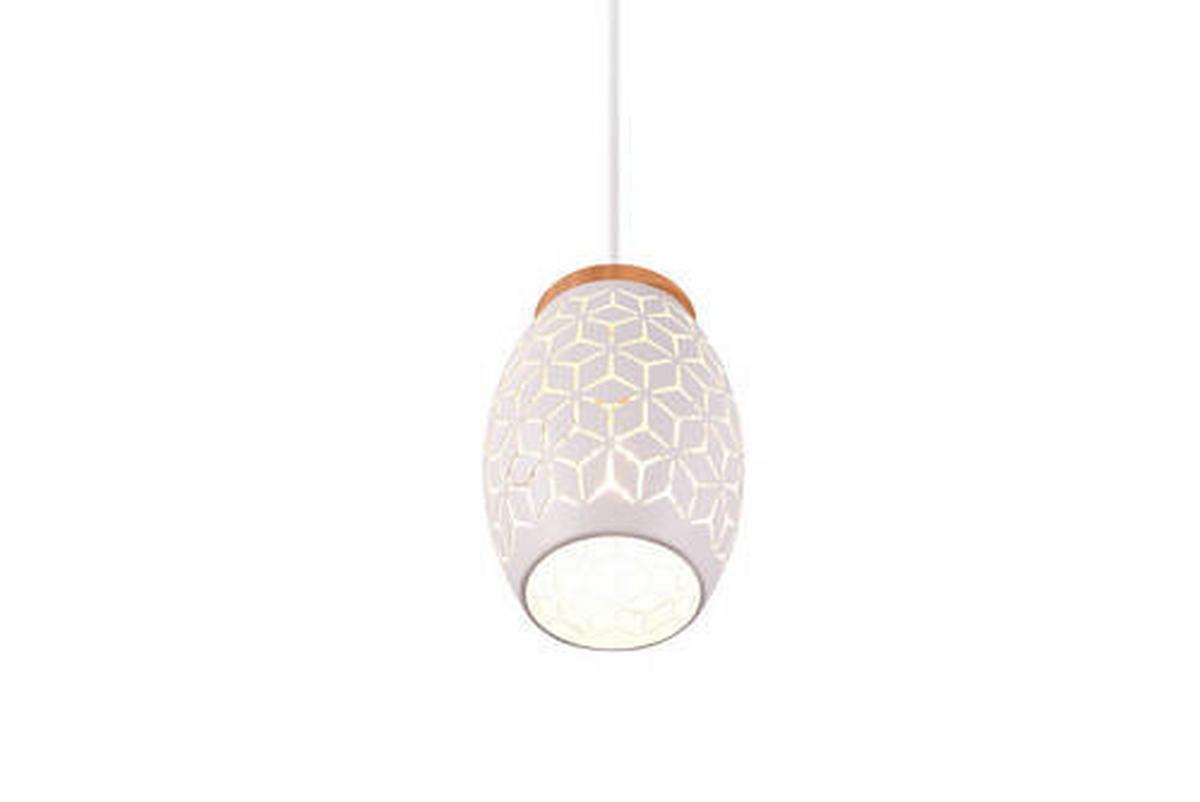 Hängeleuchte R31571031 Bidar - Weiß, KONVENTIONELL, Metall (15/150cm)