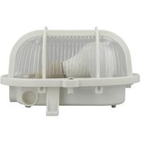 Led-wandleuchte 1-flammig, Für In- Und Outdoor - Weiß, Basics, Glas/Kunststoff (18,5/12,5/11cm)