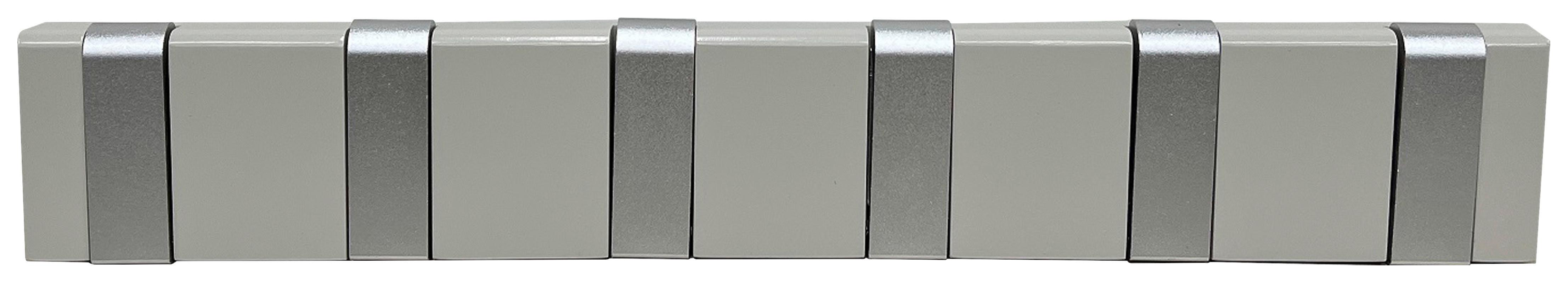 Hakenleiste Franzi Kachmir B: 48 cm - Kaschmir, MODERN, Holzwerkstoff/Metall (48/7,5/2,5cm)