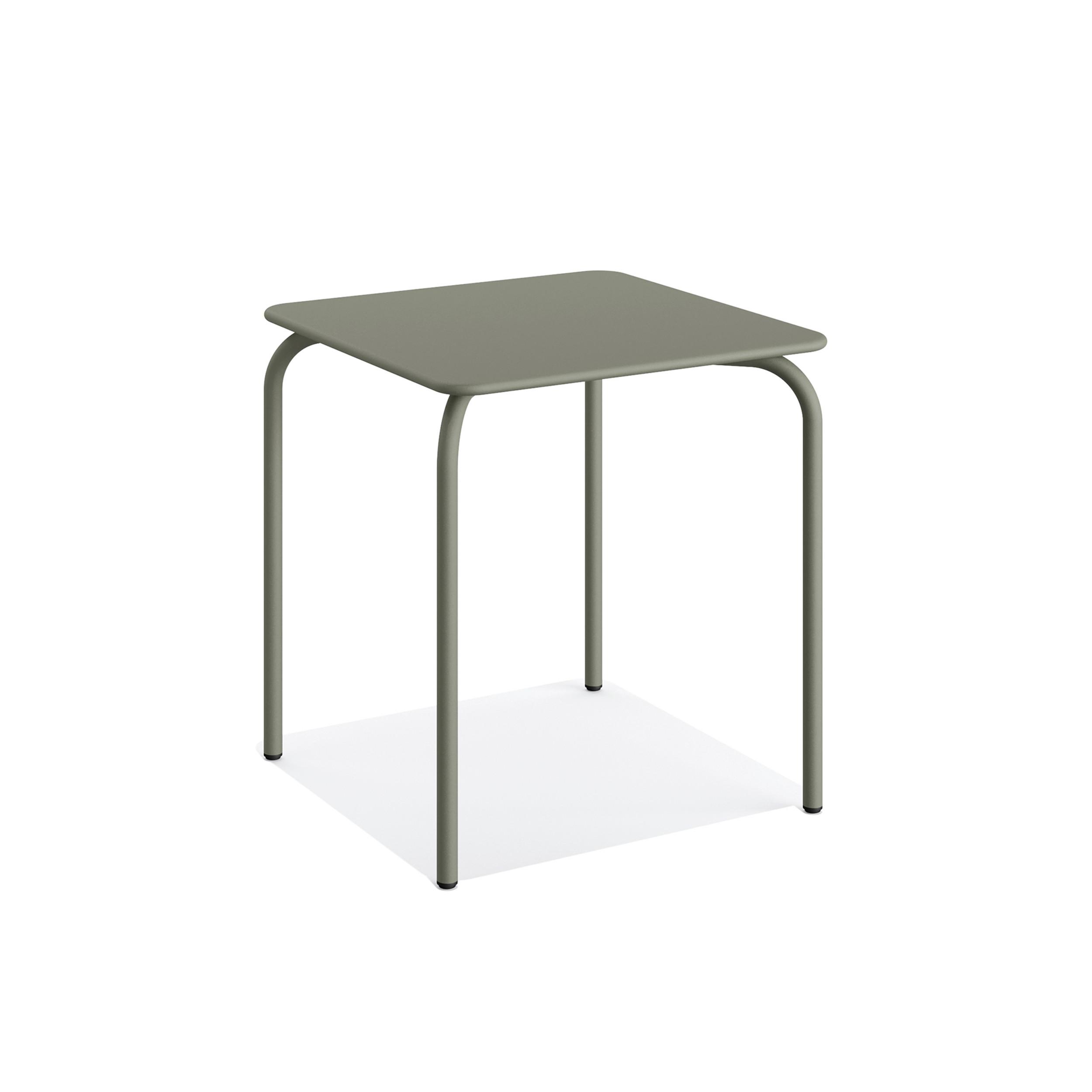 BALKONTISCH OLLY TERRASSENTISCH - Grün, Basics, Metall (70/70/73cm) - Gardenson