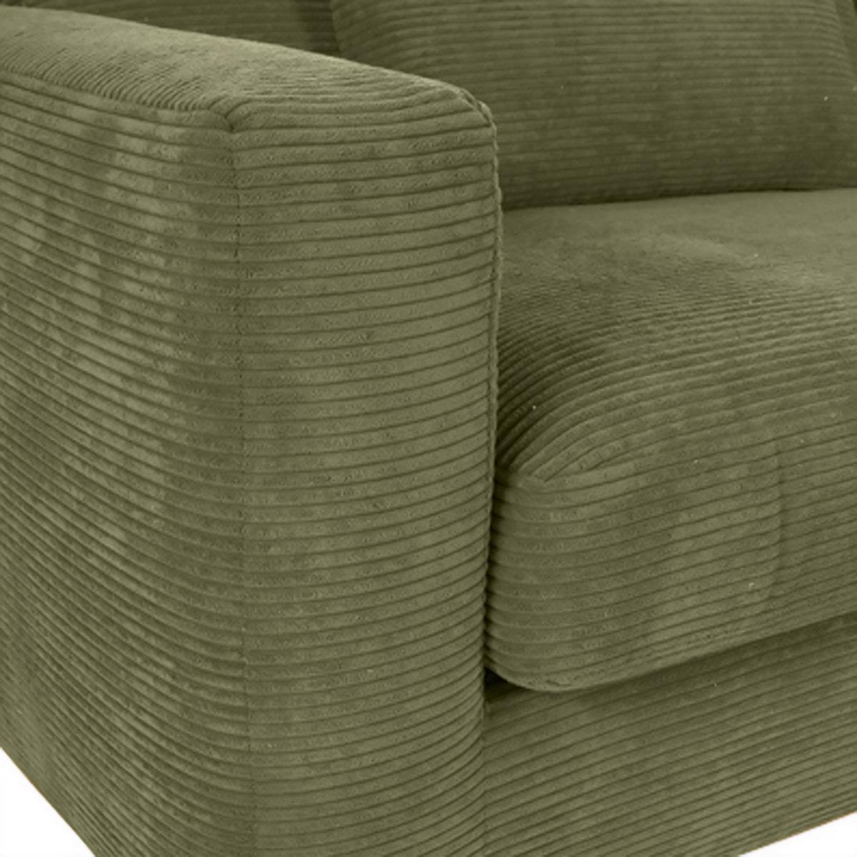 Bigsofa Manolis Dunkelgrün B: 260 cm - Dunkelgrün/Schwarz, KONVENTIONELL, Textil (260/66/115cm) - MID.YOU