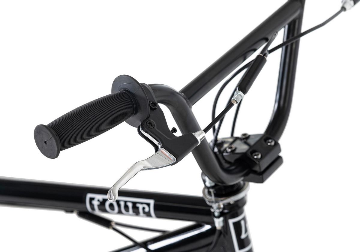 Kinder Bmx 20 Zoll Freestyle Unisex - Schwarz, Basics, Metall (70/100/70cm) - KS Cycling