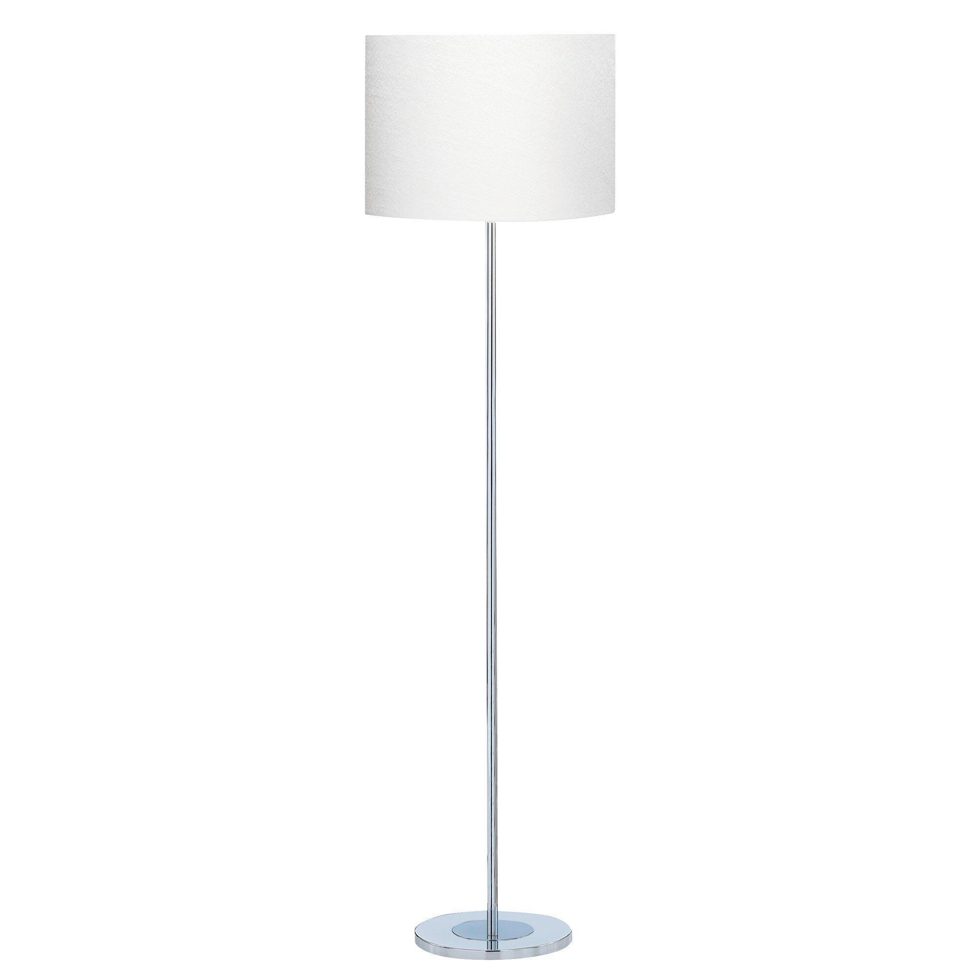 STEHLEUCHTE CARTER EU7550CC - Chromfarben, LIFESTYLE, Metall (40/151cm)
