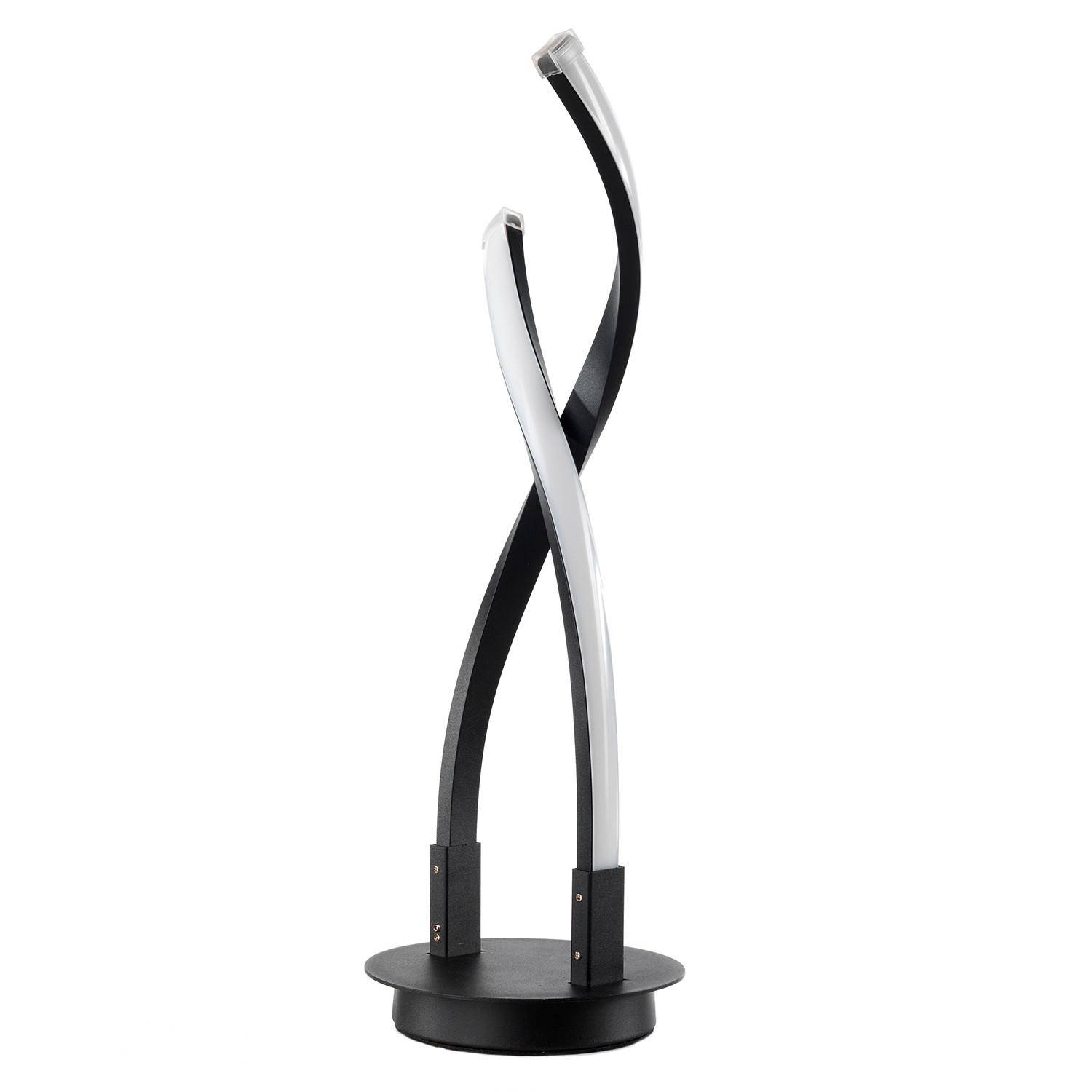 LED-Tischleuchte 4948/Ln - Schwarz, Design, Kunststoff/Metall (18/50cm)