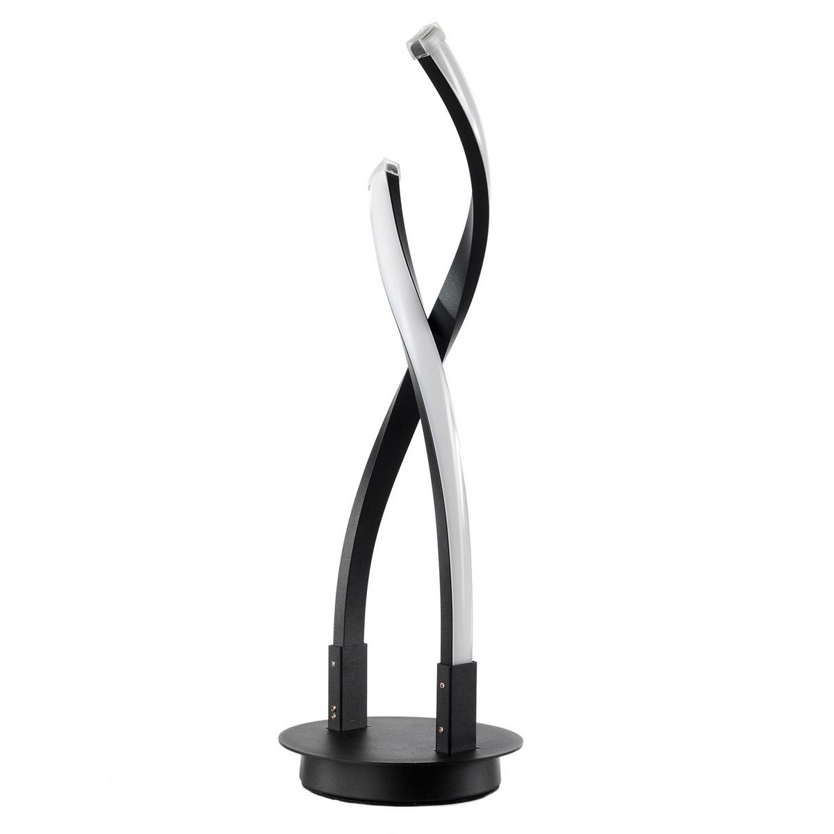 LED-Tischleuchte 4948/Ln - Schwarz, Design, Kunststoff/Metall (18/50cm)