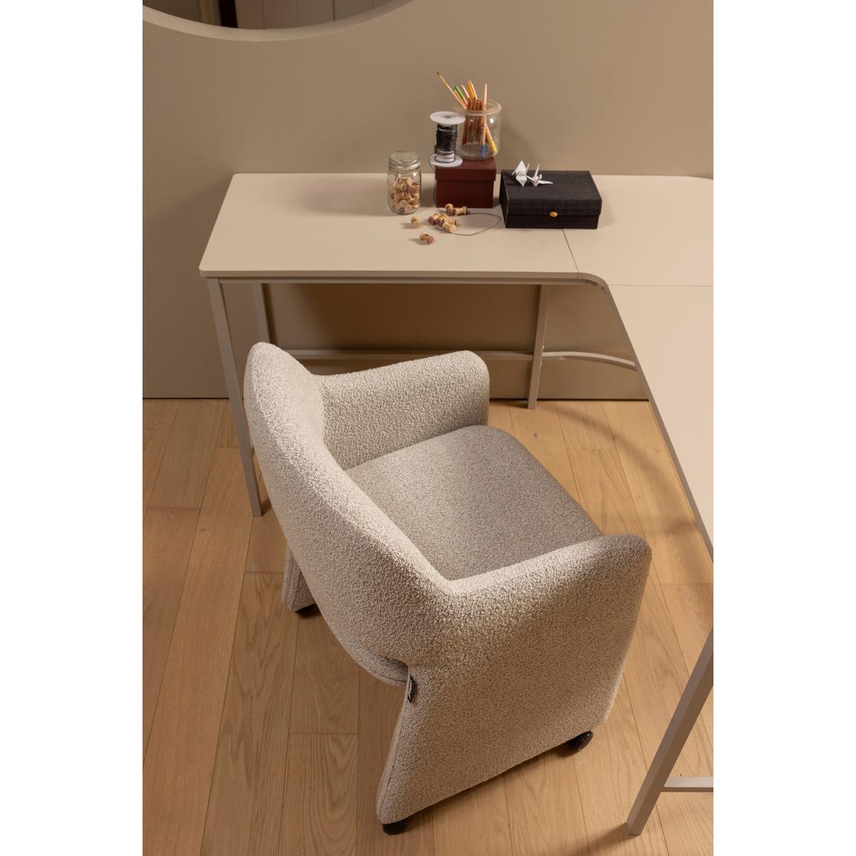 Armlehnstuhl Lyric Greige B: 59cm - Greige, MODERN, Kunststoff/Textil (59/79/58cm) - Livetastic