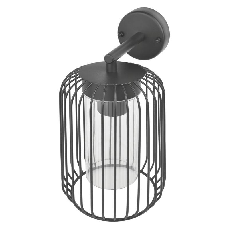 VONKAJŠIE LED SVIETIDLO SALVIA - čierna, Modern, kov/plast