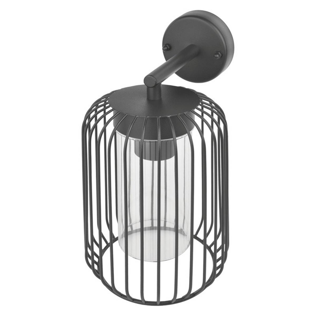 VONKAJŠIE LED SVIETIDLO SALVIA - čierna, Modern, kov/plast