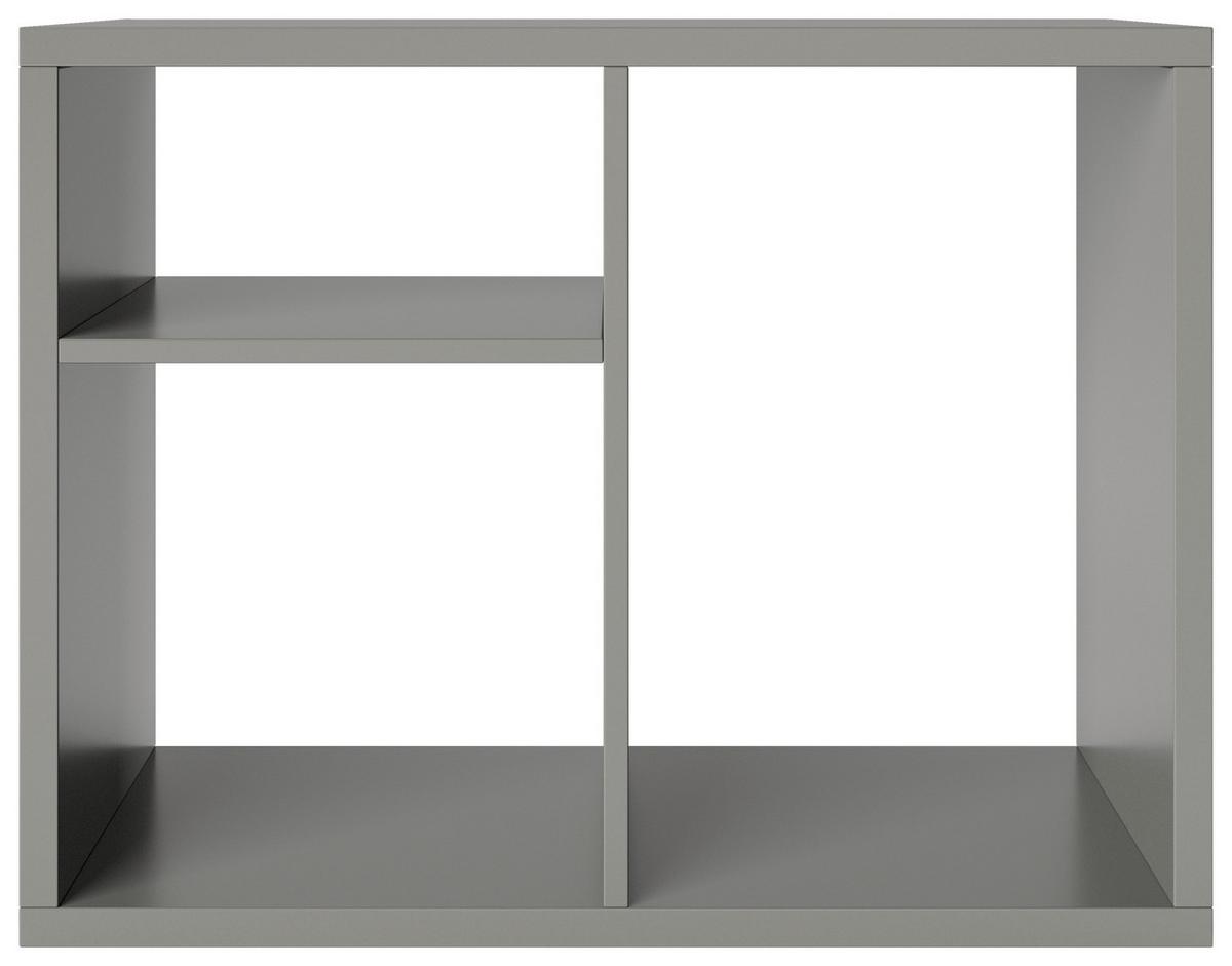 Regal Fortuna - Grau, Basics, Holzwerkstoff (75/58/34cm) - MID.YOU