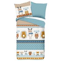 Jugendbettwäsche Woodland Multicolor 135x200 cm - Multicolor, Design, Textil (135/200cm)