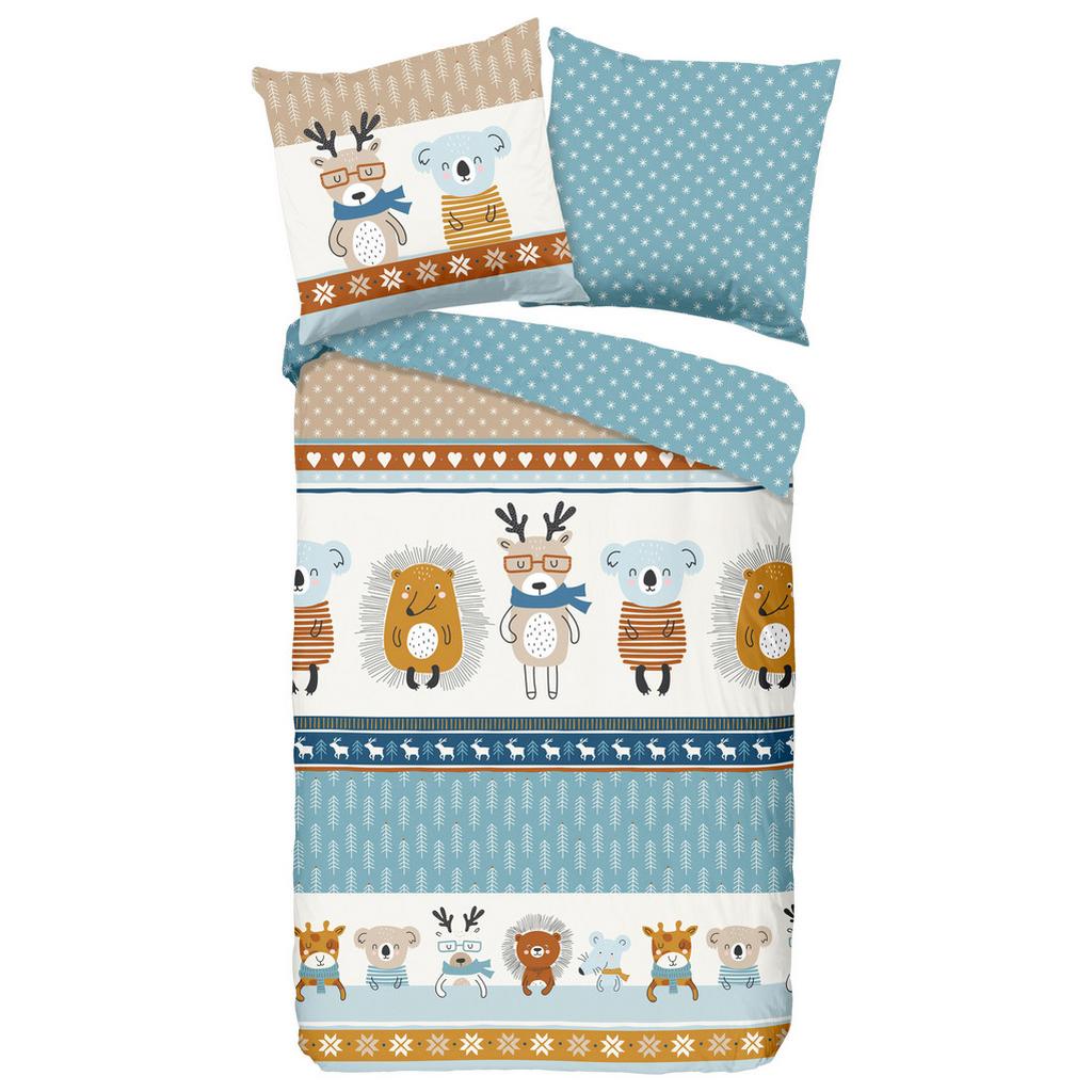 Jugendbettwäsche Woodland Multicolor 135x200 Cm