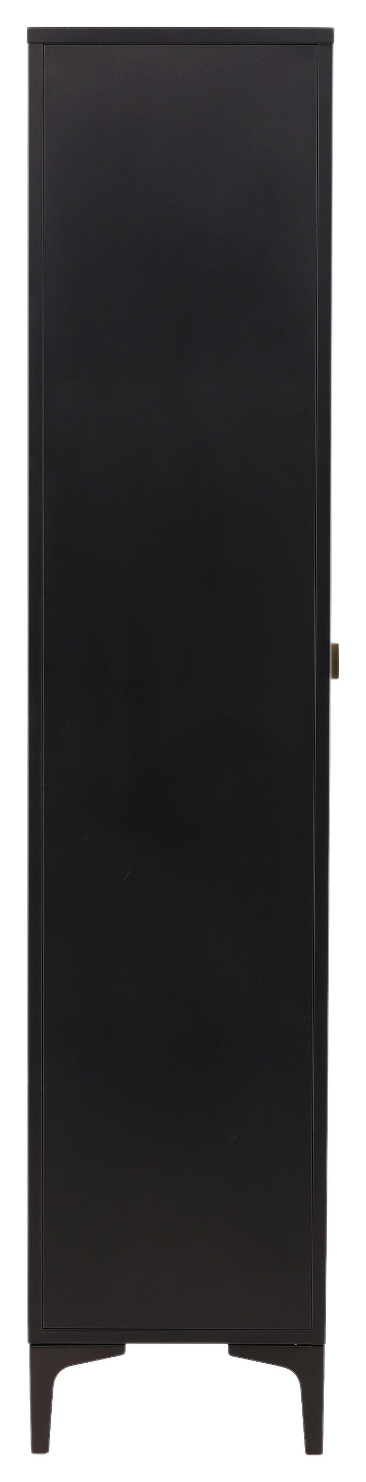 Sideboard Piring Schwarz B: 90 Cm - Schwarz, Design, Metall (90/190/40cm) - Livetastic