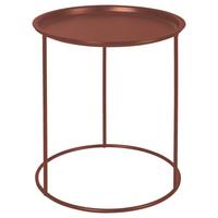 Beistelltisch Mia Xs64 1115 F - Rot, MODERN, Metall (40/40/43cm)