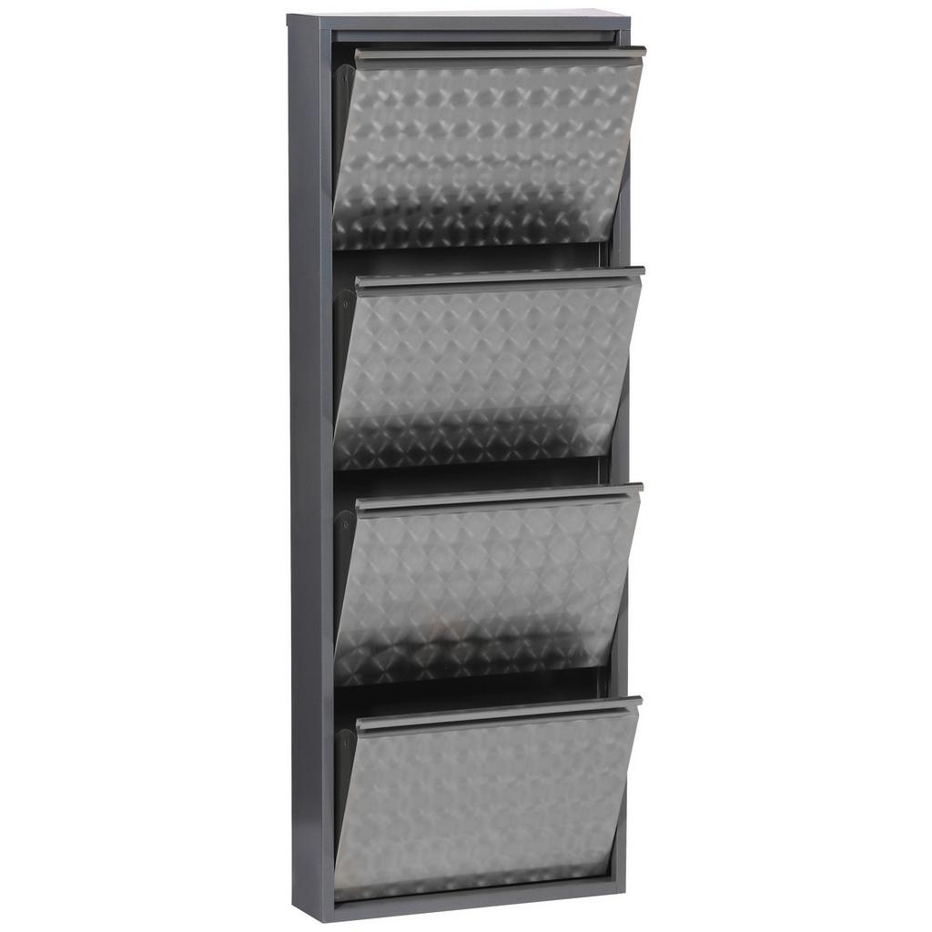 Schuhkipper Mac 4 Klappen Grau B: 50 cm