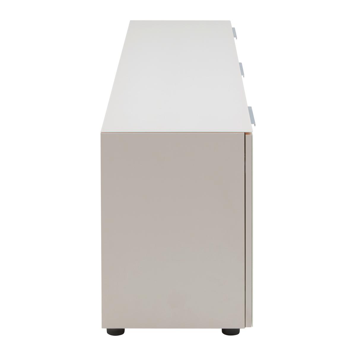 Lowboard Siena Kaschmir - černá/kašmírová, Moderní, kov/kompozitní dřevo (180/55/40cm) - Mömax